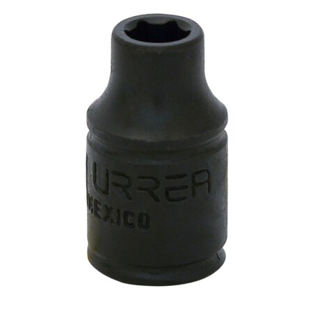 Urrea 1/4" drive 6-point short impact socket 4MM 6904M